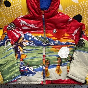 Rare New Billionaire Boys Club Paradise Puffer Jacket XL